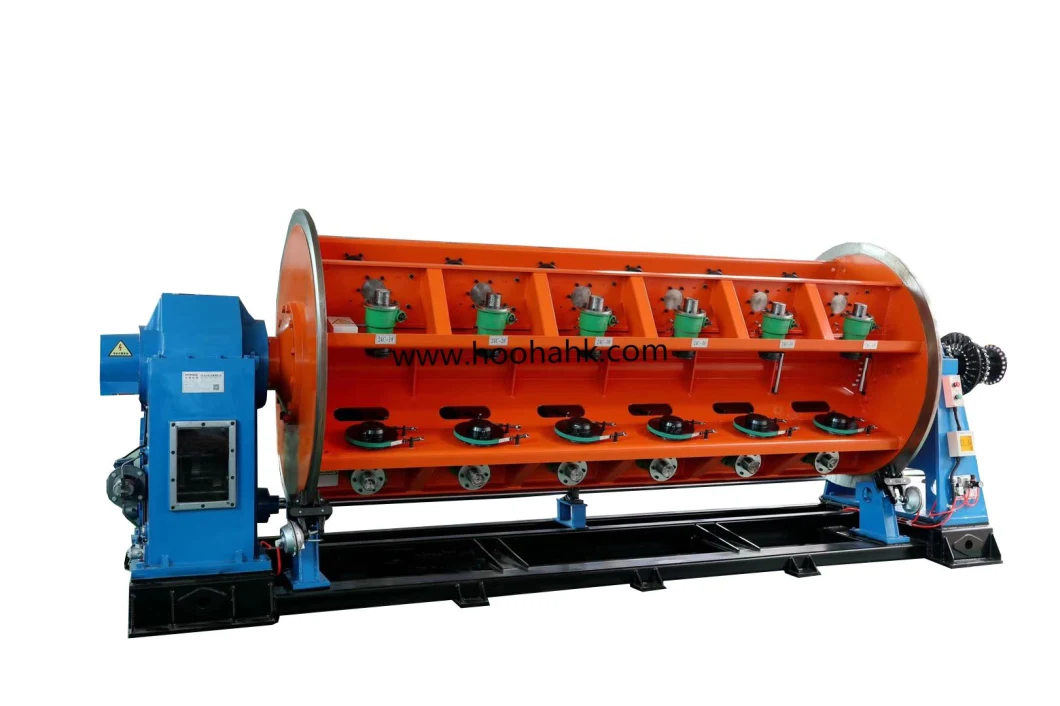 12+18+24 / 500 Durable Auto-Loading Rigid Type Cable Stranding Machine for Copper Wire