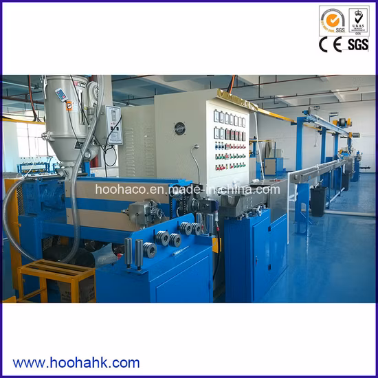 Máquina extrusora de cabo de bainha de comunicação de design especial e de alta velocidade