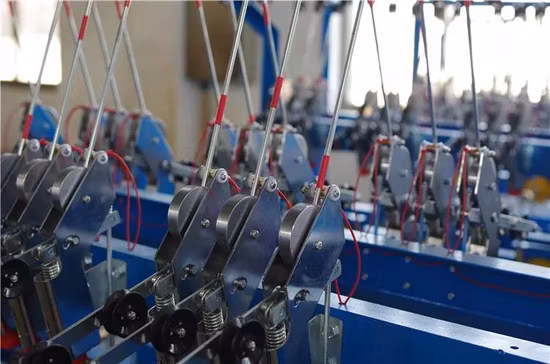 Shanghai Swan Fio de cobre multicabeça personalizável Shaftless Active Pay-off Rack Máquina de fio pay-off para produção de fio trançado para bobinas de tamanho 630