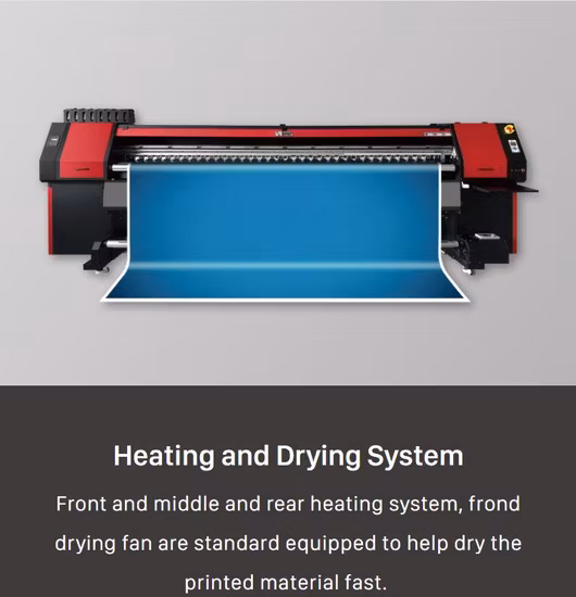 Impressora de tinta solvente ecológica de alta velocidade e resolução de 10 pés da China com sistema de coleta