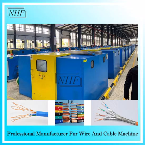  Venda quente!  PLC Control 800 Cantilever Single Twiting Machine CAT6 Cat7 Máquina de encalhe de cabos com camada de isolamento Máquina de agrupamento de vários núcleos